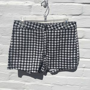 Forever 21 Houndstooth High Waisted Shorts